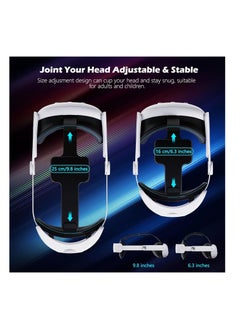 XICEN Head Strap Compatible with Oculus Quest 3/Meta Quest 3 , Adjustable Replacement Band for Oculus Quest 3  - Image 2