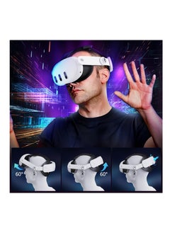 XICEN Head Strap Compatible with Oculus Quest 3/Meta Quest 3 , Adjustable Replacement Band for Oculus Quest 3  - Image 4