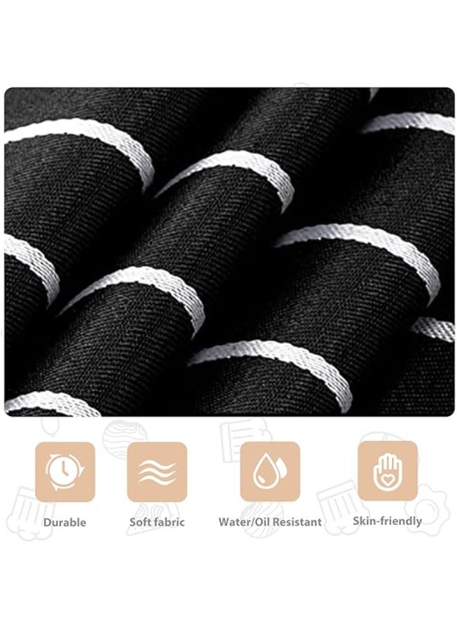 2-piece kitchen apron, cotton, cooking apron with 2 pockets, adjustable neck strap for both men and women, chef apron - Image 5