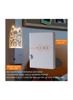 Hawaii 3D Castle Acrylic Corner Motion Detector Flat Wall Night Light  - Image 2