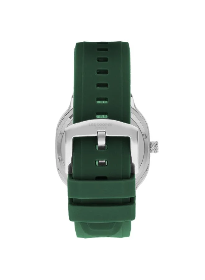 لي كوبر Men's Silicone Analog Watch LC07973.377 - 42*44 mm