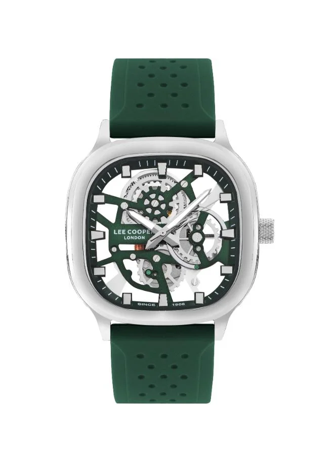 Lee Cooper Men's Silicone Analog Watch LC07973.377 - 42*44 mm