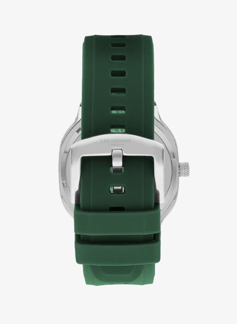 Lee Cooper Men's Silicone Analog Watch LC07973.377 - 42*44 mm - Image 3