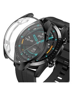 Y&D Compatible with Huawei Watch GT 2 46mm Screen Protector, 1 Pack Waterproof Shatter-Proof Ultra Clear Anti-Bubble Tempered Glass Protective Cover Saver for  - Image 1