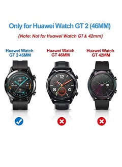 Y&D Compatible with Huawei Watch GT 2 46mm Screen Protector, 1 Pack Waterproof Shatter-Proof Ultra Clear Anti-Bubble Tempered Glass Protective Cover Saver for  - Image 4
