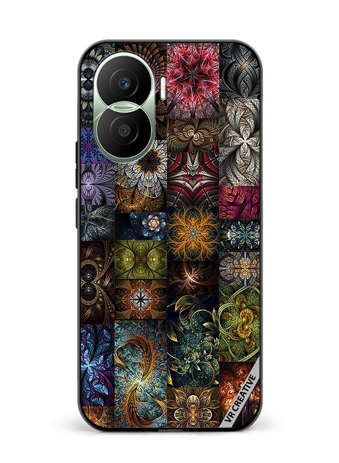 VR CREATIVE Protective Case Cover For Honor Play7T Pro 30 Mind Blowing Pieces Of Algorithmic Fractal Art Design Multicolour - Image 1