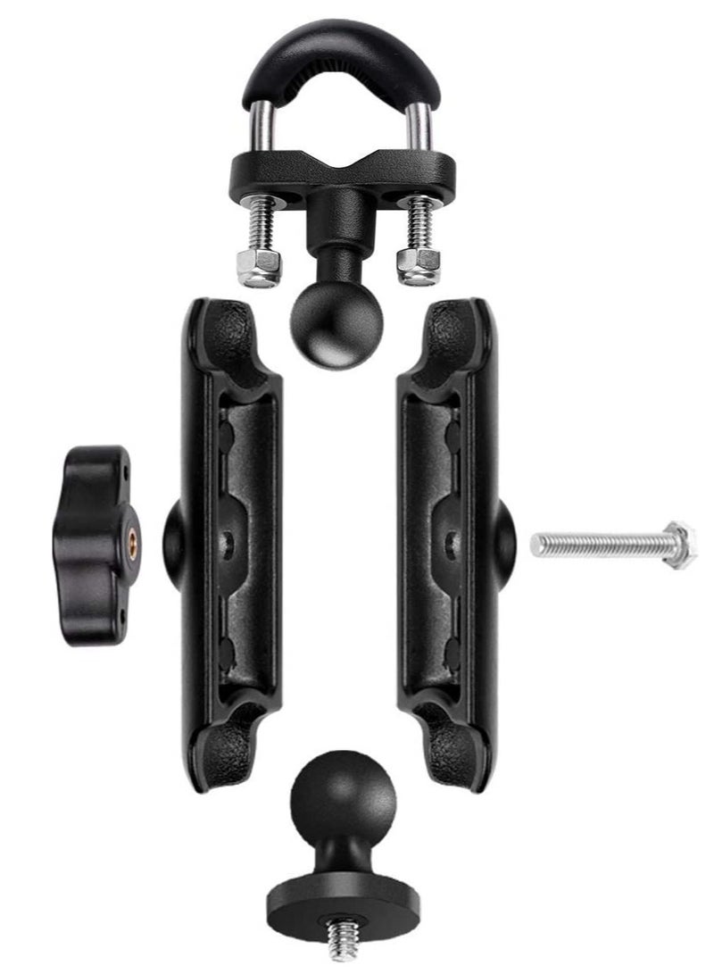 Motorcycle Bike 360° Rotating Adjustable Sports Camera Mount Compatible with DJI Action 2 and Gopro 7 8 9 10 and Insta 360d and Other Sports Cameras - Image 4