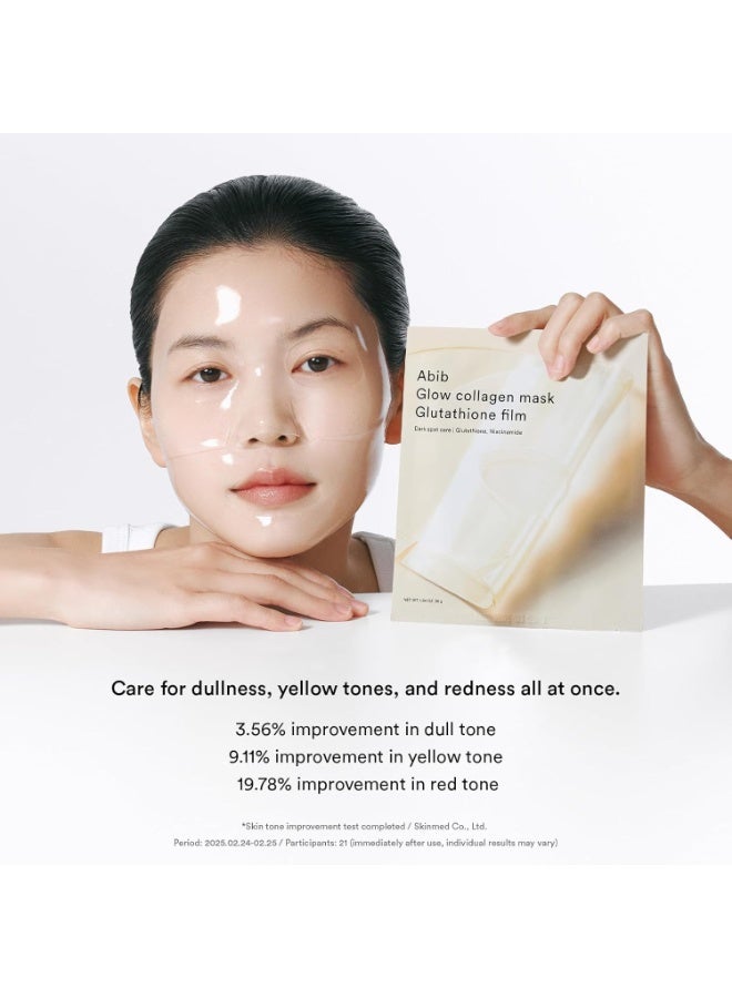 ابيب [Abib] Glow Collagen Mask Glutathione Film (1ea) - Image 4