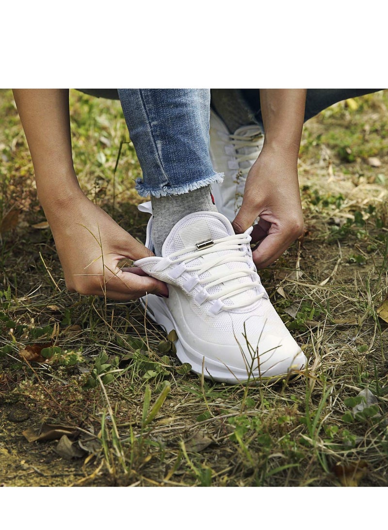 SYOSI Elastic No Tie Shoe Laces For Adults,Kids,Elderly,System With Elastic Shoe Laces(2 Pairs) - Image 2