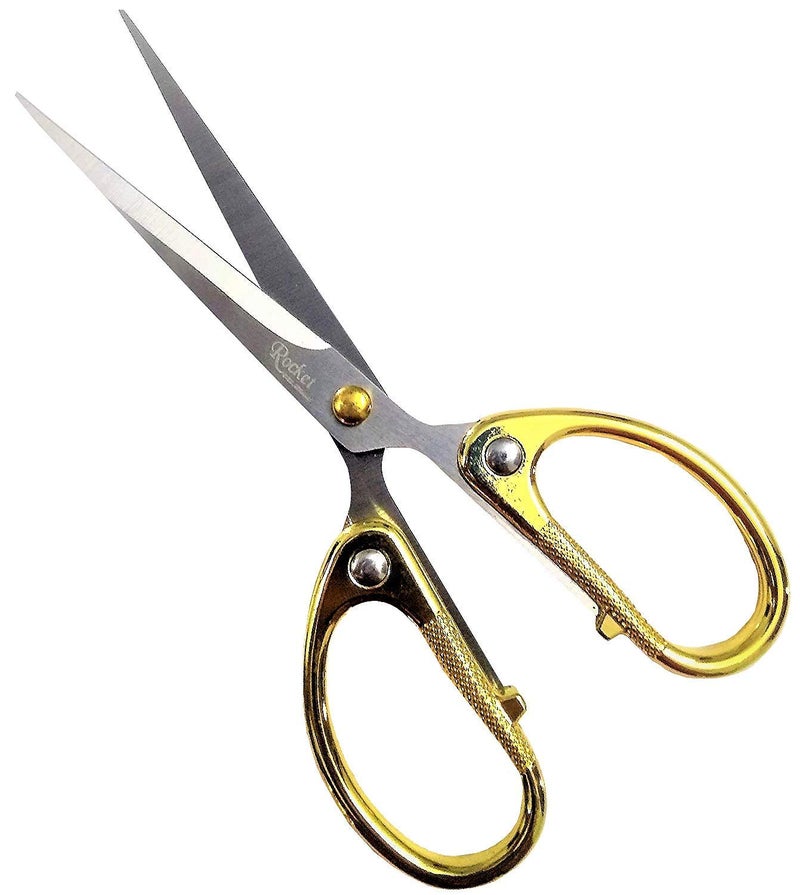 Rocket® Elite Gold Plated German Stainless Steel Scissor for Ribbon Cutting Ceremony’s, Boss Cabin Stationery and Gifting EZ431 - Image 2