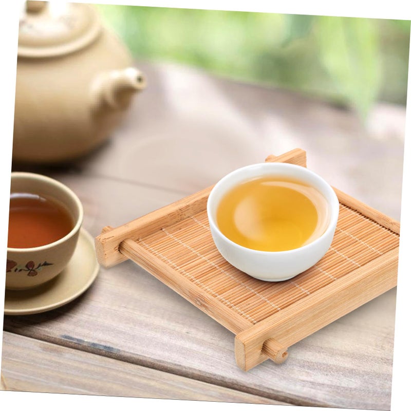 2Pcs Antique Style Cup Coasters For Tea Photography Background Home Decor - Image 5