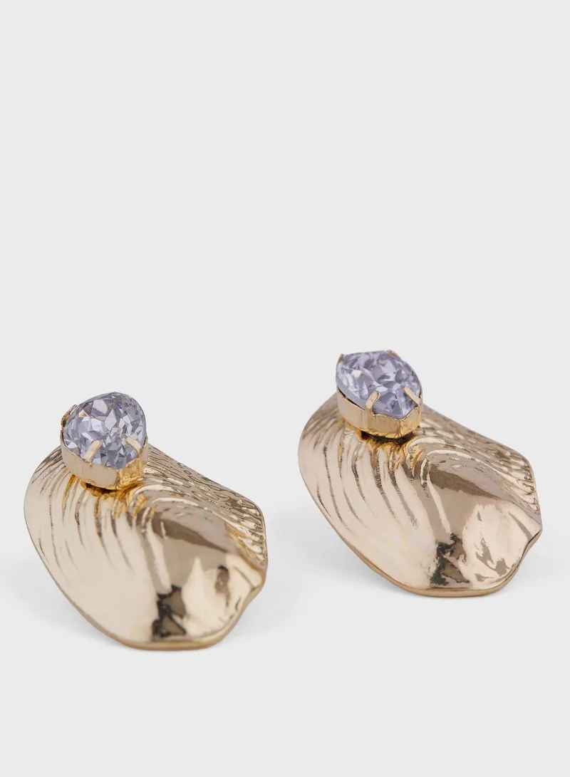 Ella Limited Edition Statement Stone Detail Stud Earrings