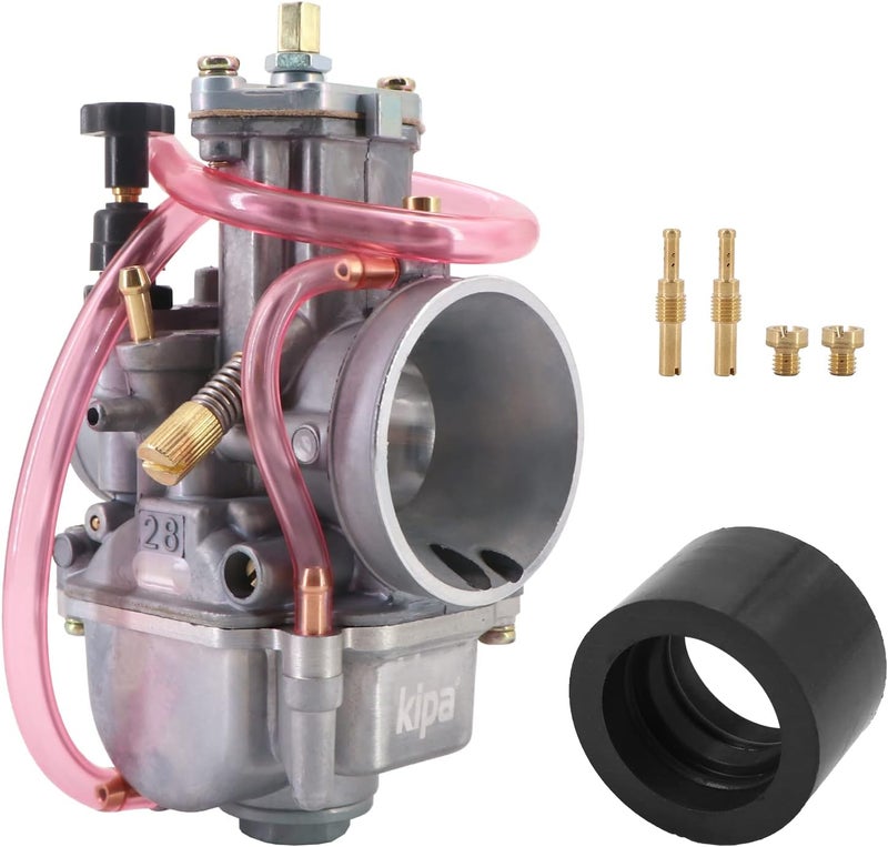 KIPA 28mm Carburetor for Kawasaki KX80 KX85 KX100 Yamaha YZ80 YZ85 DT100 Suzuki RM80 RM85 CR80 CR85R GY6 - Image 1