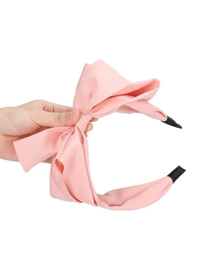 WantGor Bow Headbands For Women Big Bowknot Hair Hoop Women Knotted Wide Turban Headbands Hair Band Bows Hair Accessories - Image 3