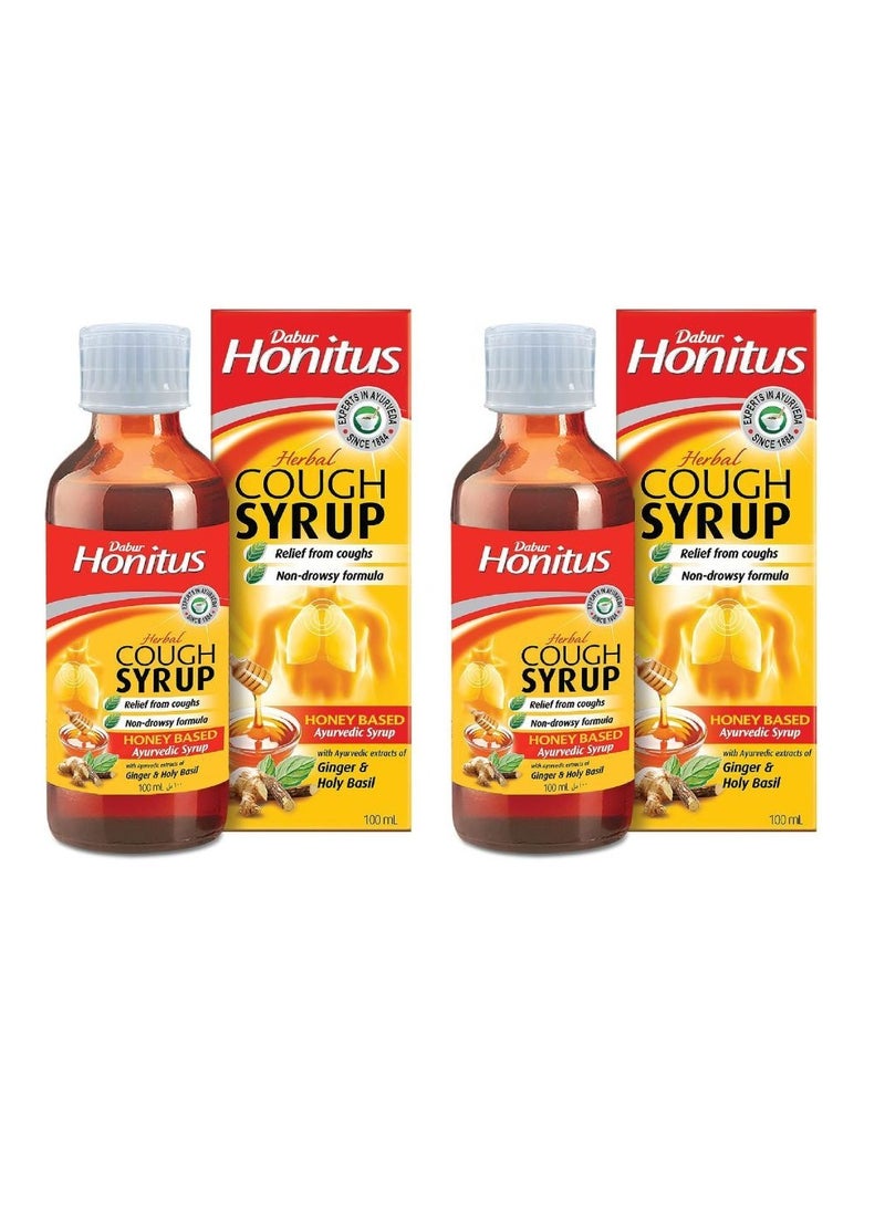 Dabur Dabur Honitus Cough Syrup, Pack of 2  - Image 2