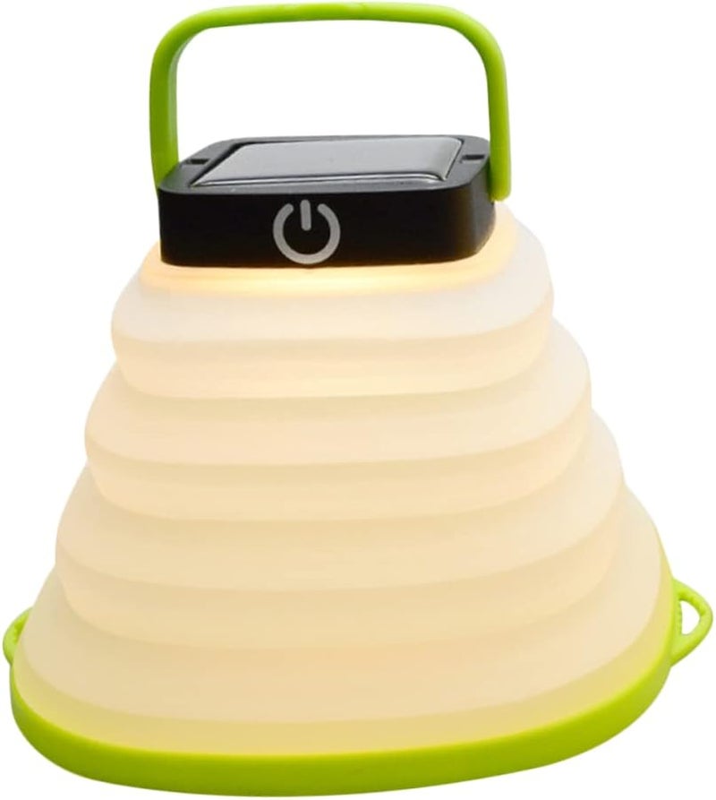 فانوس شمسي قابل للطي مع شاحن USB، مصباح LED محمول للتخييم والمشي لمسافات طويلة وحالات الطوارئ - Image 1