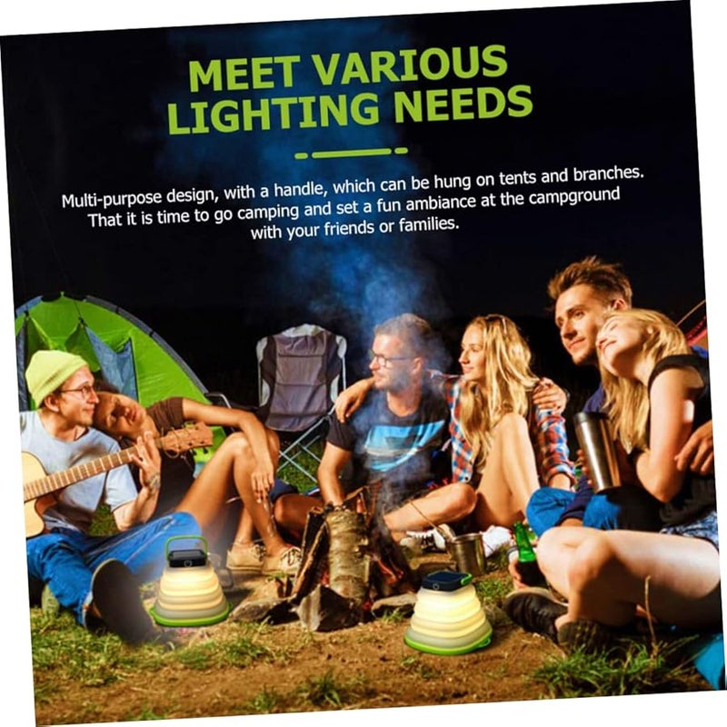 فانوس شمسي قابل للطي مع شاحن USB، مصباح LED محمول للتخييم والمشي لمسافات طويلة وحالات الطوارئ - Image 5