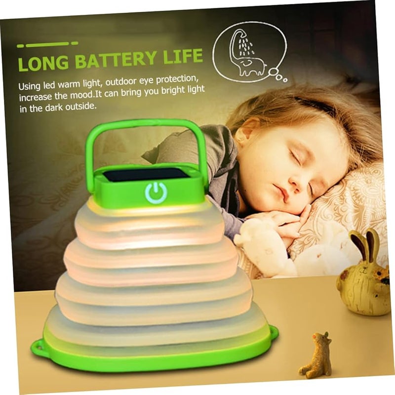 فانوس شمسي قابل للطي مع شاحن USB، مصباح LED محمول للتخييم والمشي لمسافات طويلة وحالات الطوارئ - Image 4