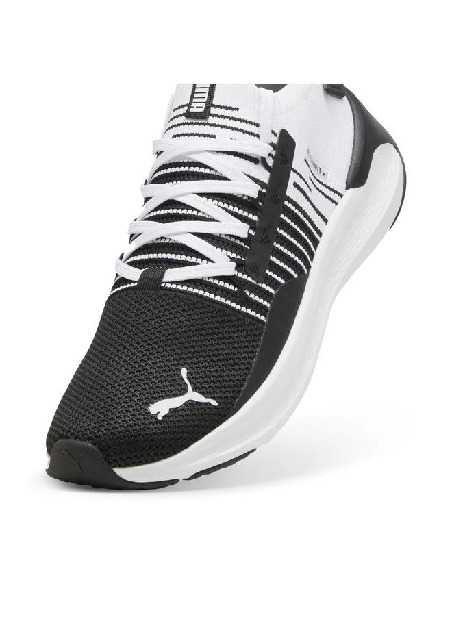 Puma PUMA Black-Cool Dark Gray-PUMA White SOFTRIDE Symmetry Fuzion Running Shoes Unisex for Men | Best Price UAE
