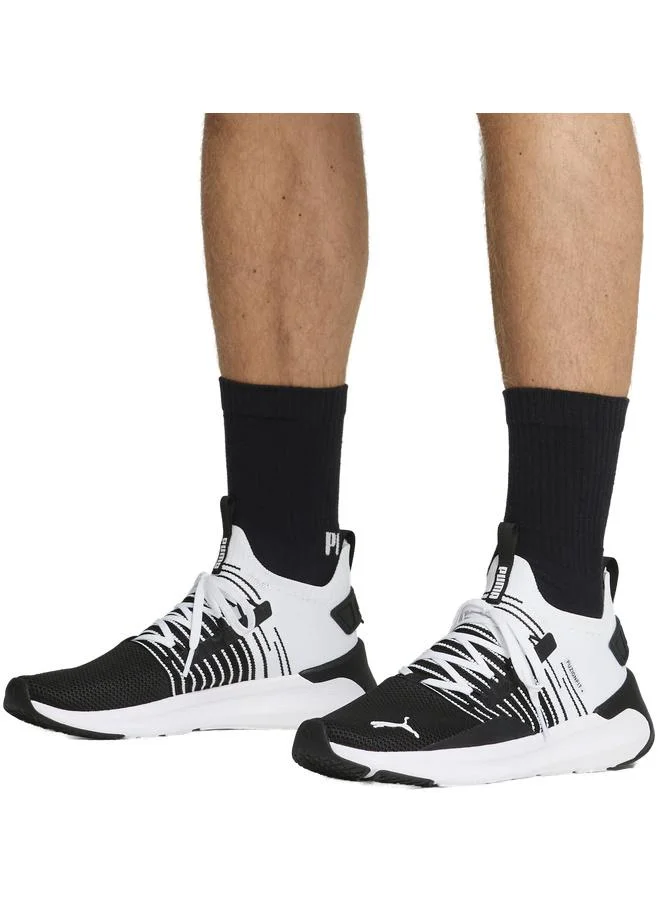 Puma PUMA Black-Cool Dark Gray-PUMA White SOFTRIDE Symmetry Fuzion Running Shoes Unisex for Men | Best Price UAE