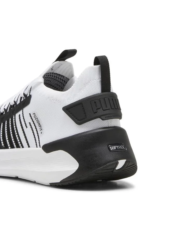 Puma PUMA Black-Cool Dark Gray-PUMA White SOFTRIDE Symmetry Fuzion Running Shoes Unisex for Men | Best Price UAE