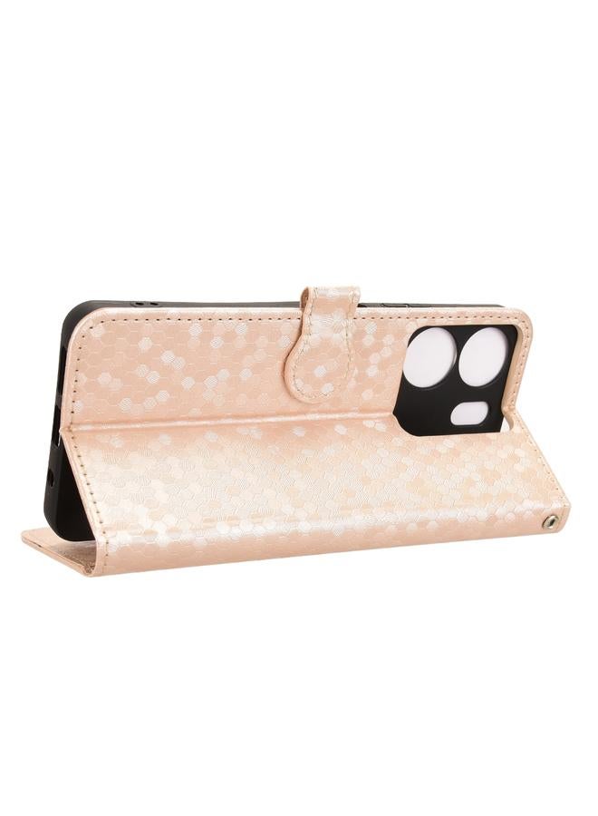 erorex Case For BLU View 5 Honeycomb Dot Texture Leather Phone Case  - Image 5