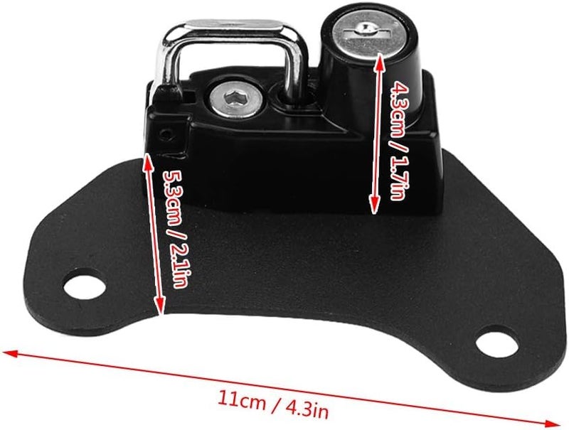 Generic GYMARK Motorcycle Helmet Lock Universal Anti-Theft Helmet Security Lock for Indian Scout Bobber Sixty Accessories  - Image 2
