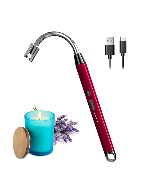 USB Rechargeable Windproof Long Arc Electric Lighter Windproof Multicolour