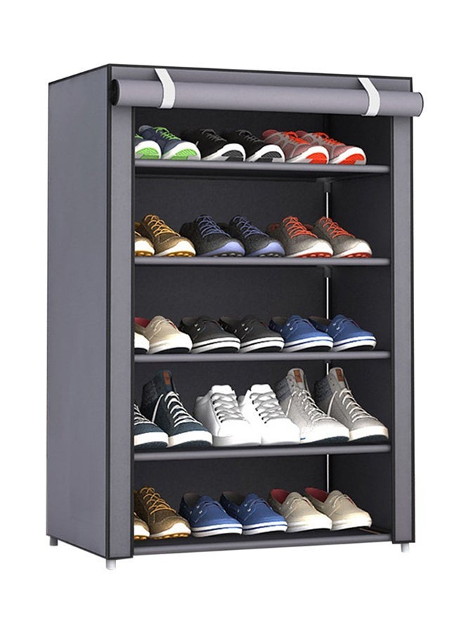 Shoes Organizer Rack Grey 90x60x30cm - Image 1