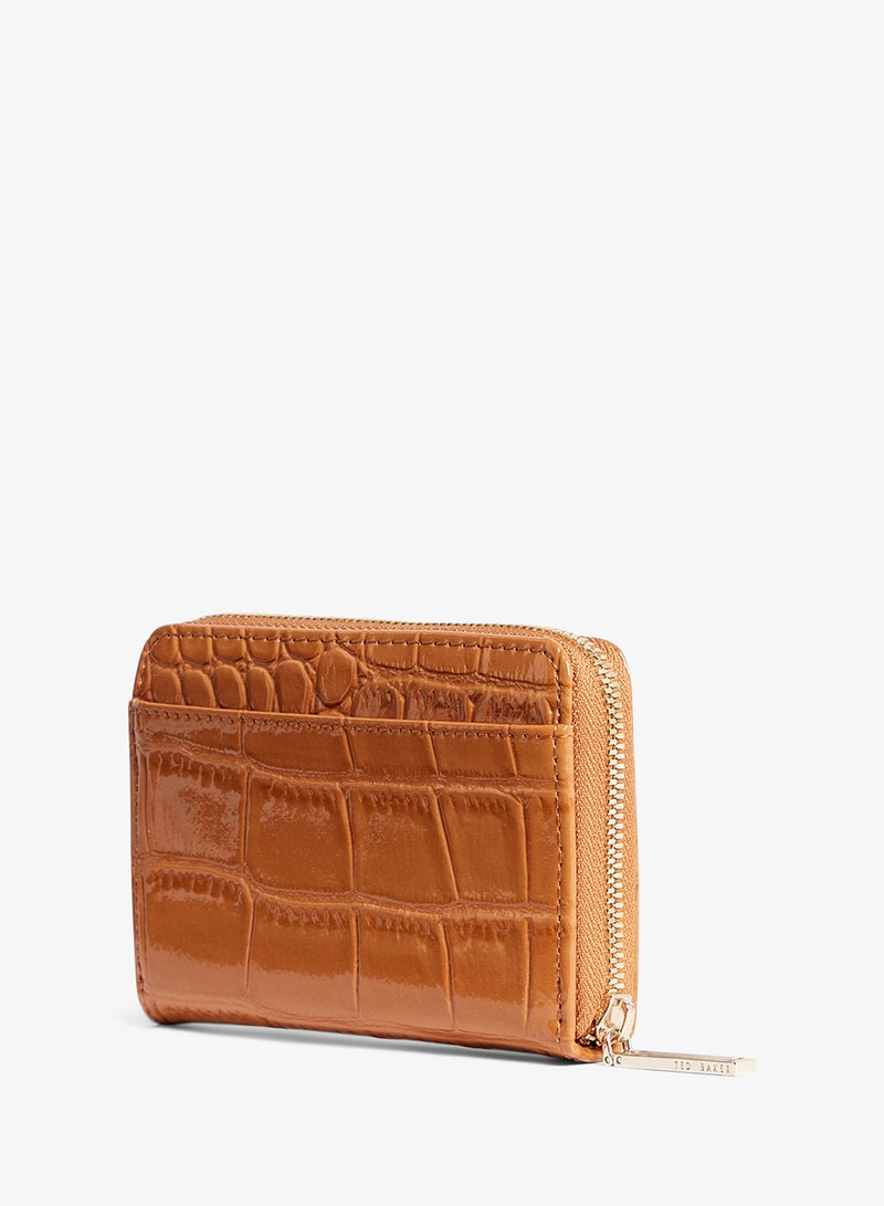 Ted Baker VARLEE Croc Effect Small Zip Around Wallet - Image 2