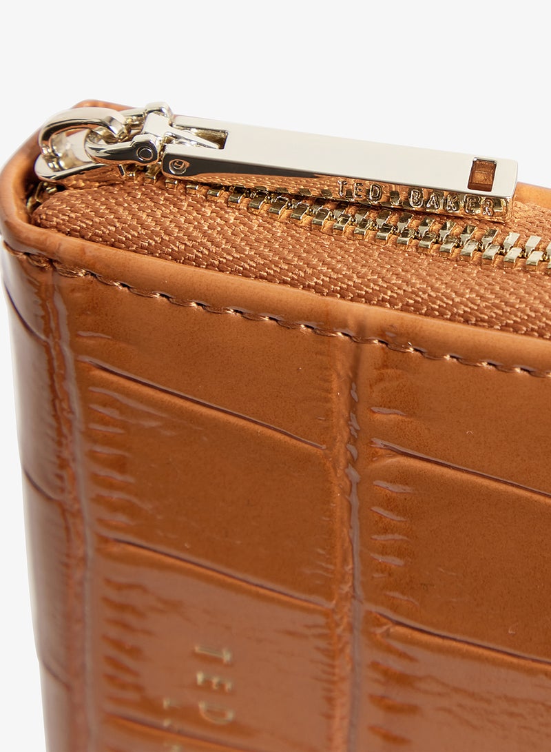 Ted Baker VARLEE Croc Effect Small Zip Around Wallet - Image 3