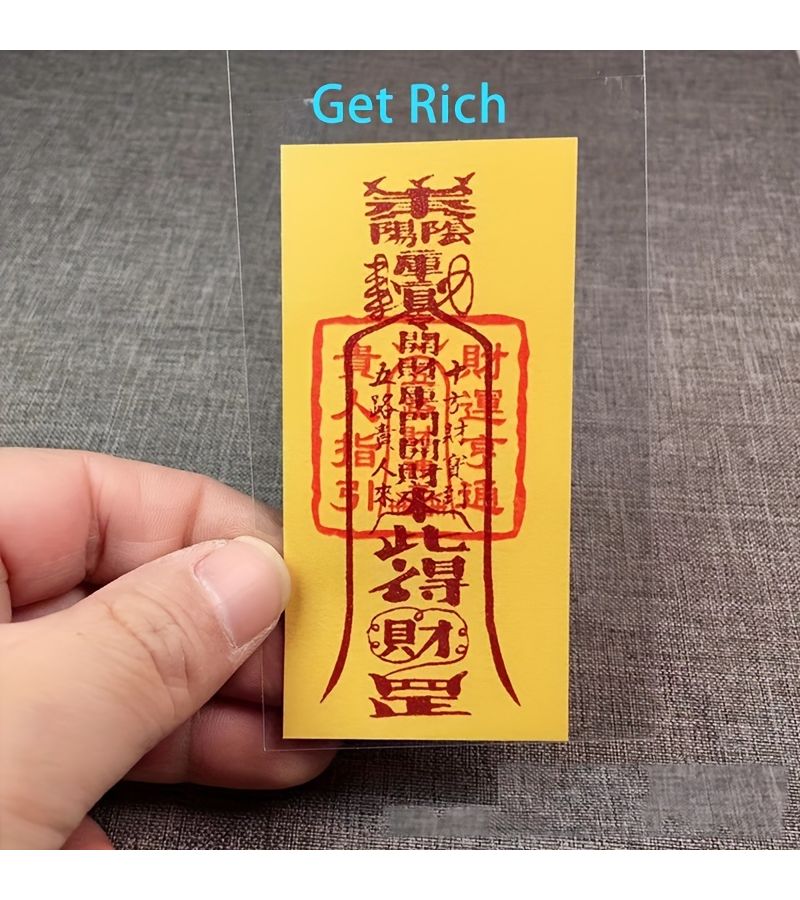 Get Rich Talisman Lucky Charm Protection Amulet for Phone Cases Gift for Friends Family - Image 2