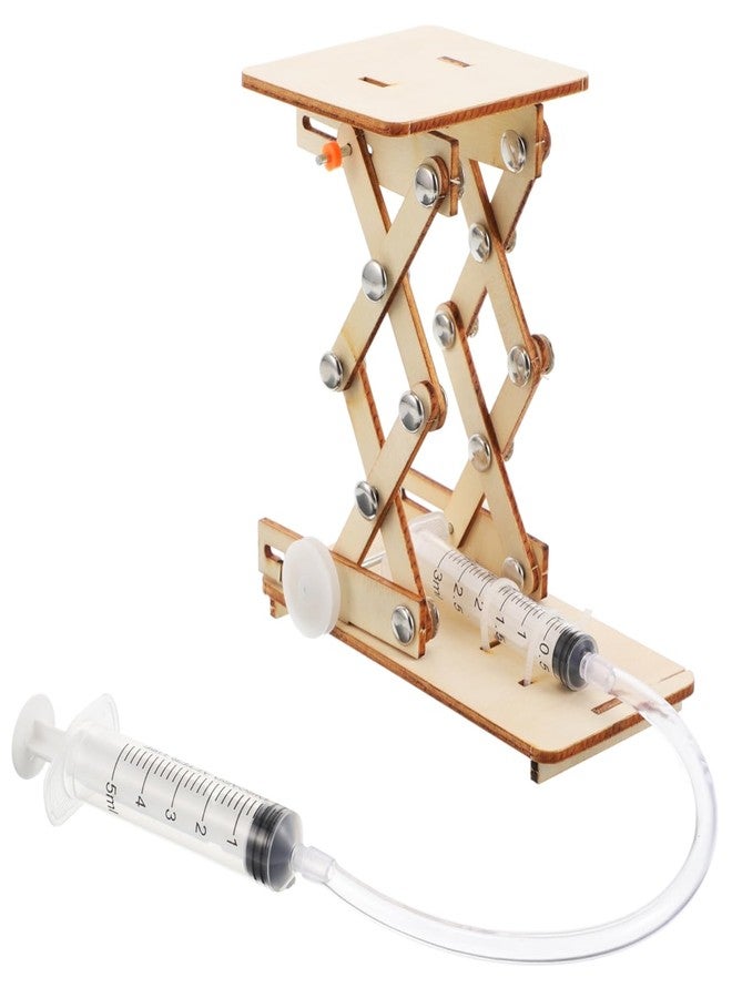 ياردوي لعبة منصة الرفع الهيدروليكية من ياردوي للأطفال من سن 5 إلى 13 عامًا - أحجية تركيب علمية يمكنك صنعها بنفسك مع مجموعة بناء خشبية، لعبة تعليمية لتعلم ضغط الهواء وعلوم وتكنولوجيا وهندسة ورياضيات - Image 1