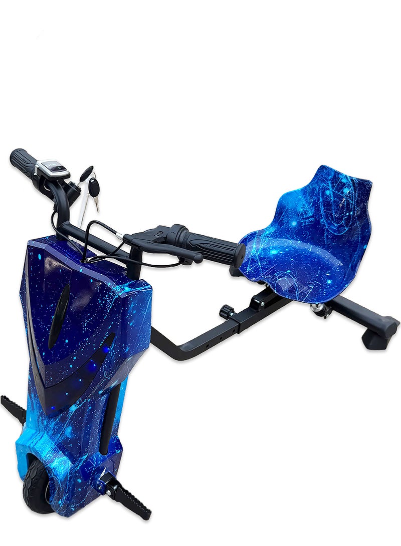 بيبي سكوتر كهربائي قوي ٣٦ فولت للانجراف والدوران ٣٦٠ درجة للأطفال والكبار – هيكل قابل للتعديل مع بلوتوث ومجموعة حماية، ثلاث سرعات، محرك بدون فُرش بقدرة ٢٥٠ واط، سرعة من ٨ إلى ١٥ كم/س، يتحمل وزن حتى ٨٠ كجم، مناسب لعمر ٦ سنوات وأكثر. - Image 5