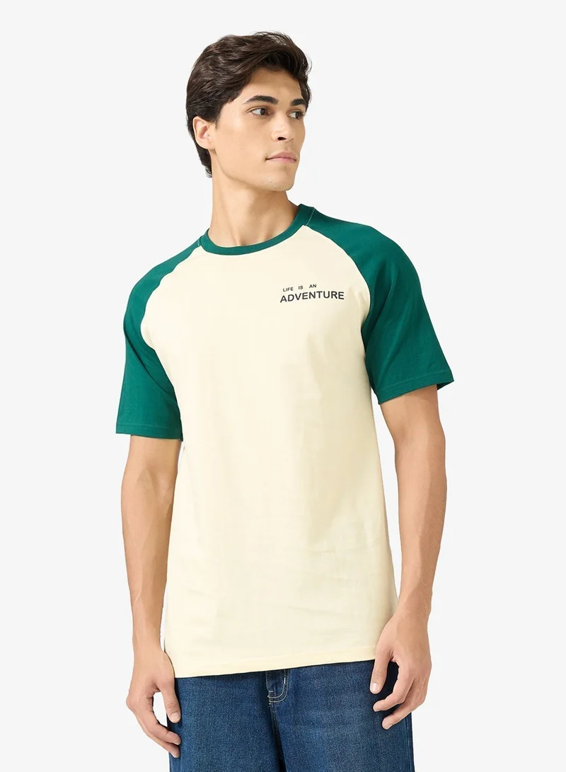 Seventy Five Colorblock Graphic T-Shirt