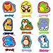 SpriteGru 9 Pieces Kids Lacing Cards Double Sided Sewing Cards in 9 Wild Animals with 9 Colorful Laces Imagination Development Lacing Toys Games for Children Educational and Learning Activity - Image 3