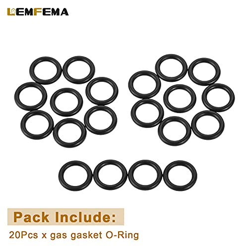 Lemfema Propane Natural Gasket O-Ring, Gas Leakage Sealing O-Ring Gasket for Propane Tank Cylinder POL Connector (Pack of 20) - Image 3