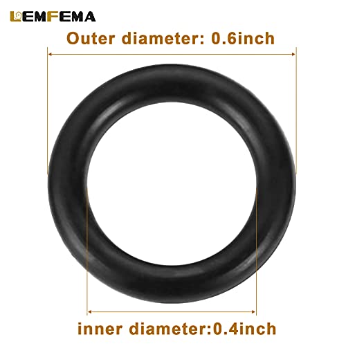 Lemfema Propane Natural Gasket O-Ring, Gas Leakage Sealing O-Ring Gasket for Propane Tank Cylinder POL Connector (Pack of 20) - Image 4