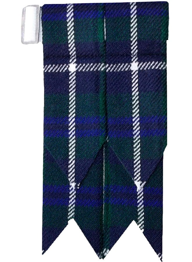 AAR جوارب AAR Douglas Tartan Scottish Kilt Hose/Joss Flashes - جوارب رجالية للكبار - عرض 3 سم - بنقشة مربعات - إغلاق بخطاف وحلقة - Image 1