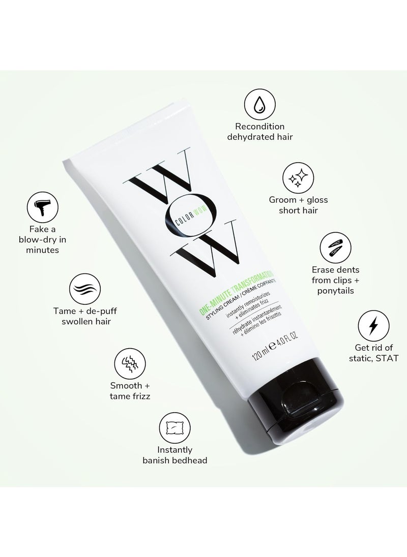 Color Wow - COLOR WOW One Minute Transformation Styling Cream - Instant Frizz Fix with Nourishing Avocado Oil - Image 1