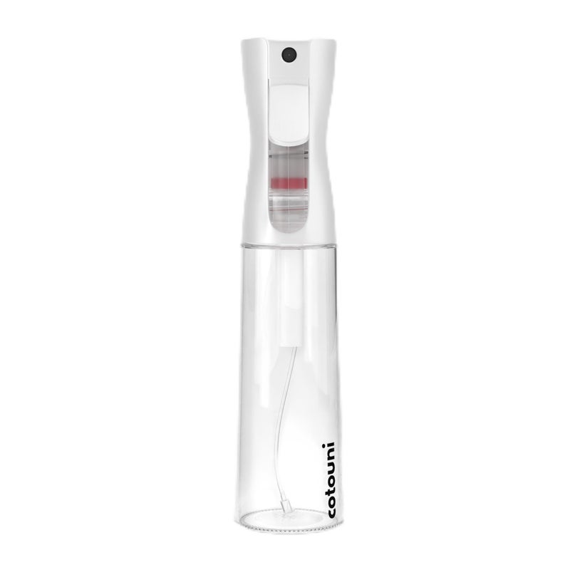 Cotouni Continuous Spray Bottle for Hair Care, Hydrating Skin Care | Plant Mister or Squirt Bottle for Ironing and Cleaning, 10.1 fl oz/300 mL Clear Glass, 9.8"(H) x 2.08"(W) - Image 1
