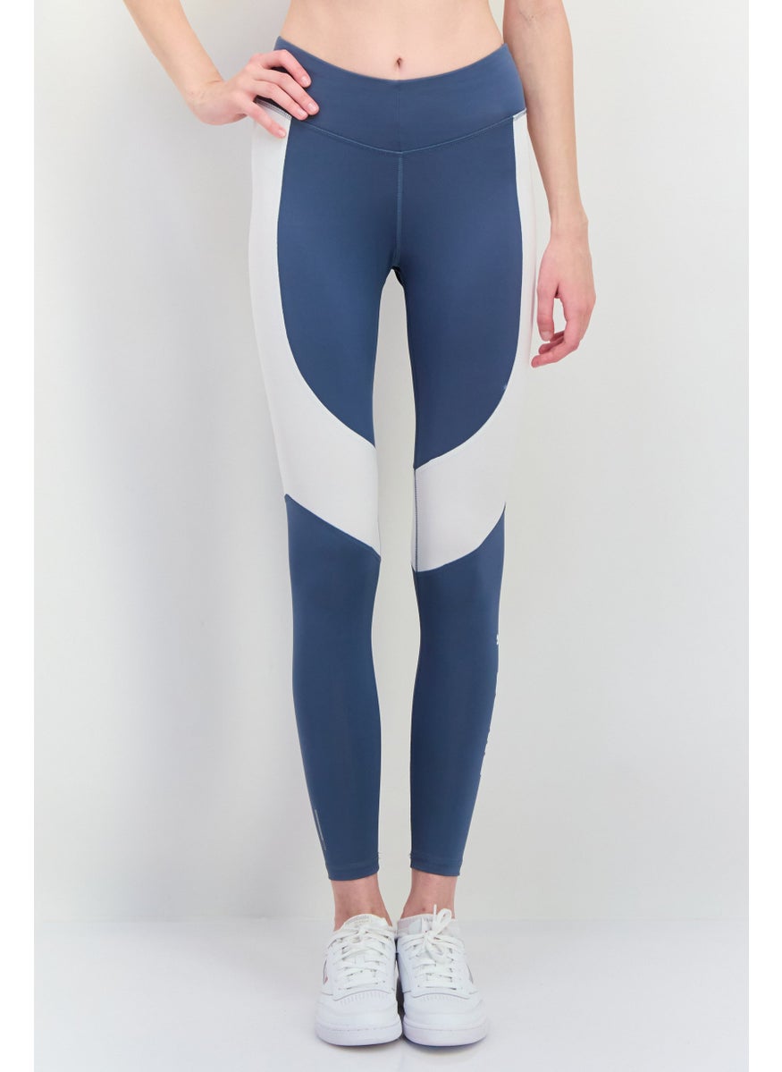 PUMA Women Sportswear Fit Outdoor Tights, White/Grey  - Image 1