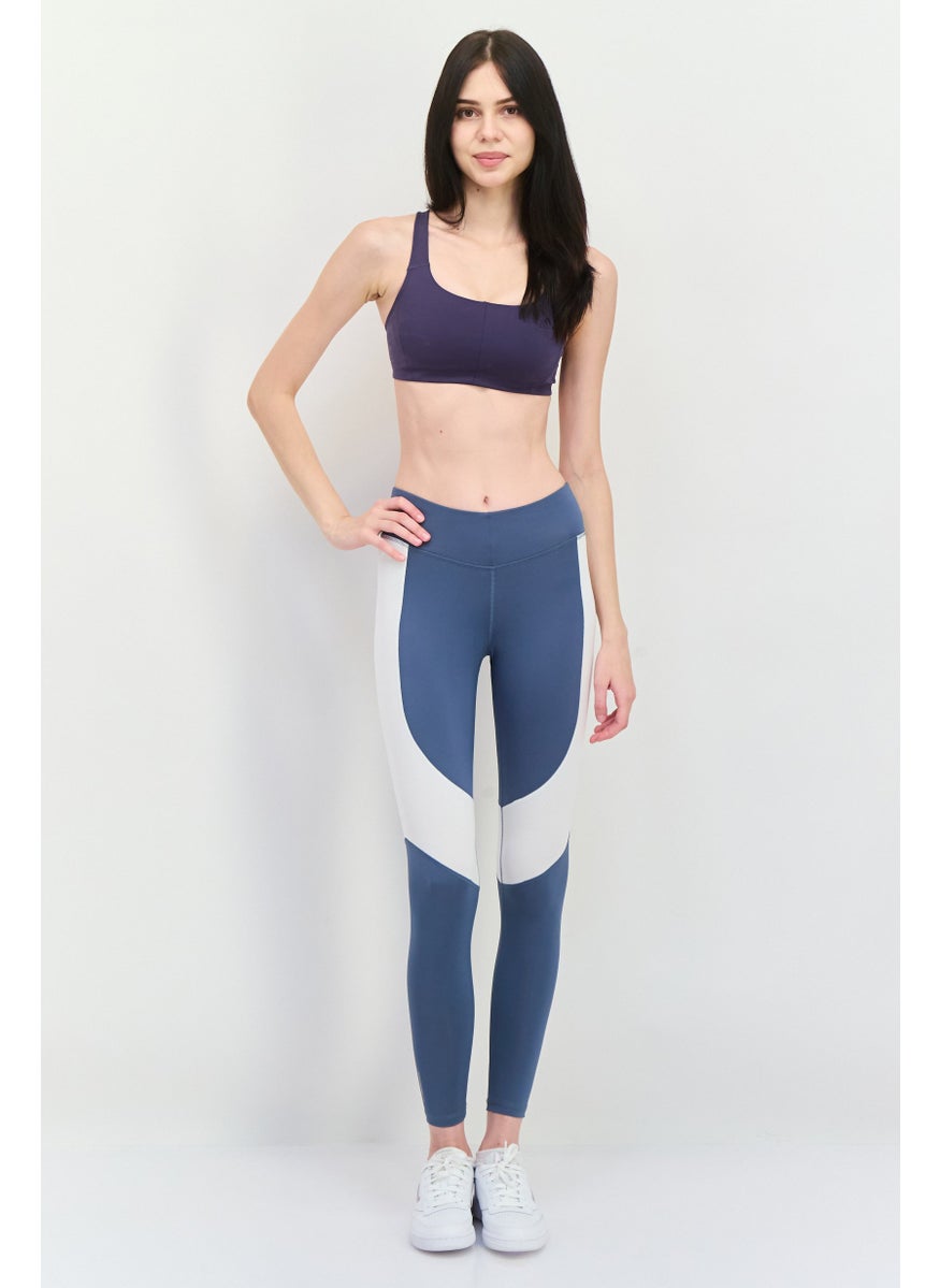 PUMA Women Sportswear Fit Outdoor Tights, White/Grey  - Image 4