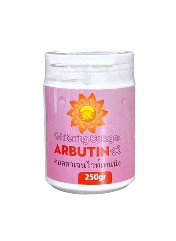 بريميم مسحوق الكولاجين أربوتين لتبييض البشرة ثلاثي التأثير – تركيبة لتفتيح وشد البشرة (٢٥٠ غرام)