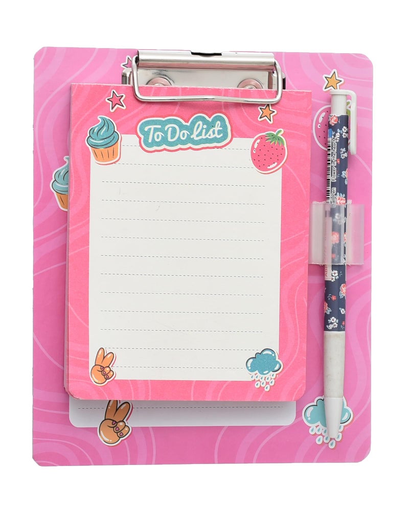 Yassin Planner Clip Notepad, Compact Design for Efficient Task and Schedule Tracking - Assorted Color