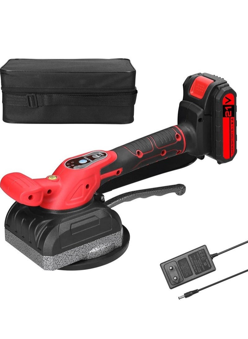 Furtey 21V Heavy-Duty Tile Laying Machine - 220-240V Professional Grade Vibrating Tool for Marble & Ceramic, High Torque Motor with Heat-Resistant Design, Premium Mosque & Villa Renovation Tools (UK Plug) - Image 1