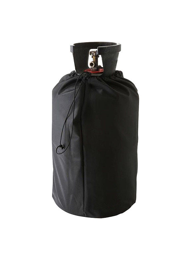 Generic Gas Bottle Cover with Waterproof Coating Protective Propane Tank Cover Sun Shade Cover Tear-Resistant UV Resistant Gas Tank Cover with Drawstring  - Image 1