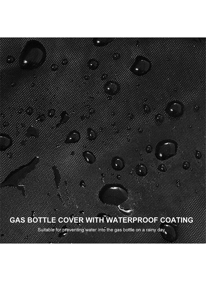 Generic Gas Bottle Cover with Waterproof Coating Protective Propane Tank Cover Sun Shade Cover Tear-Resistant UV Resistant Gas Tank Cover with Drawstring  - Image 5