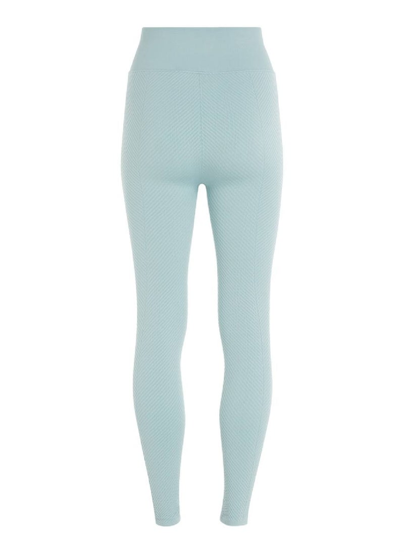 CALVIN KLEIN - Calvin Klein Women's Leggings - Seamless - Sportswear - Polyamide , Grey - Image 1