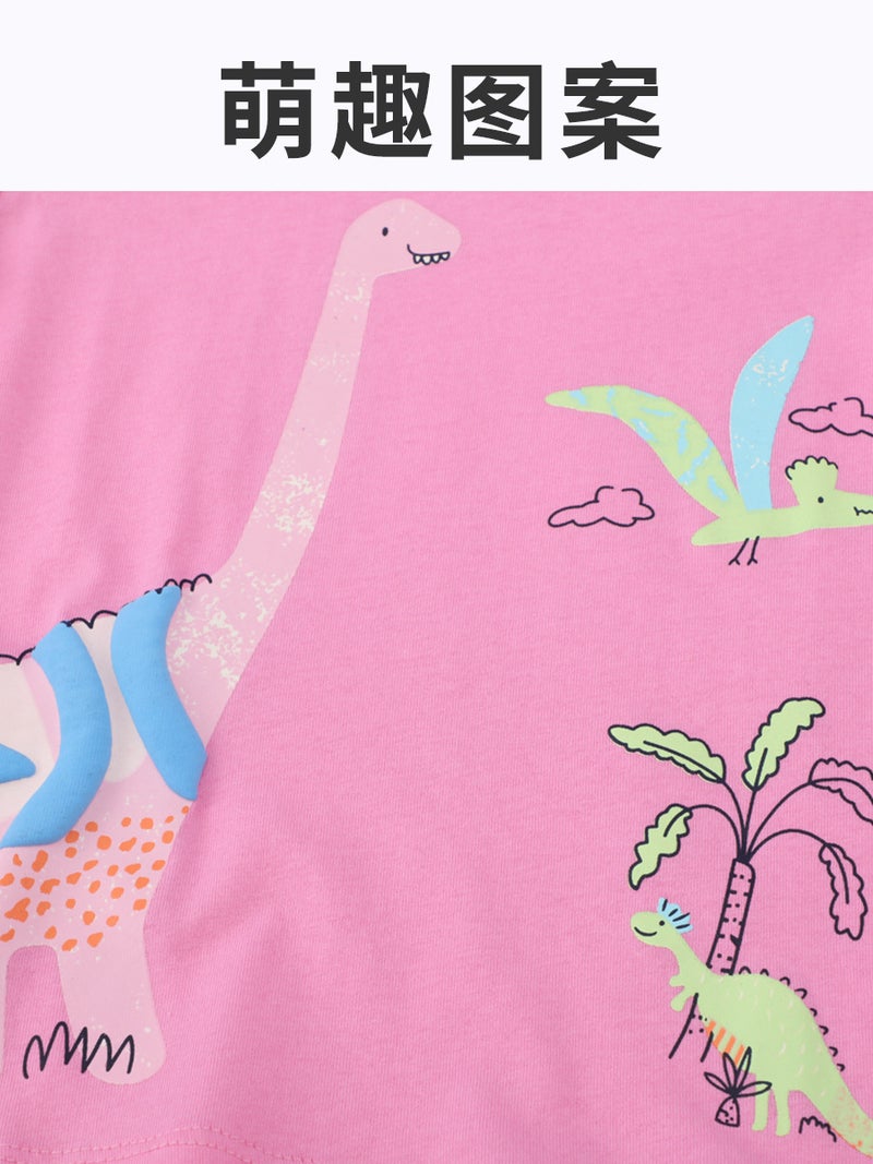 Style Long-Sleeved Kidsren'S T-Shirt Girls Cotton Cartoon Pattern Casual Long-Sleeved T-Shirt Kidsren'S Clothing - Image 5